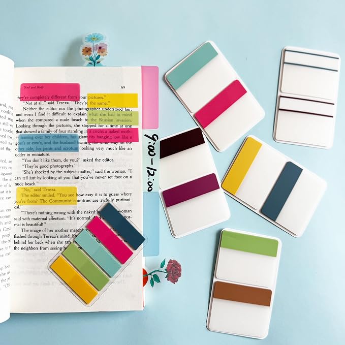 ELII 300 PCS Sticky Index Tabs 2 Inch Book Tabs, File Tabs Self Adhesive - Image 3
