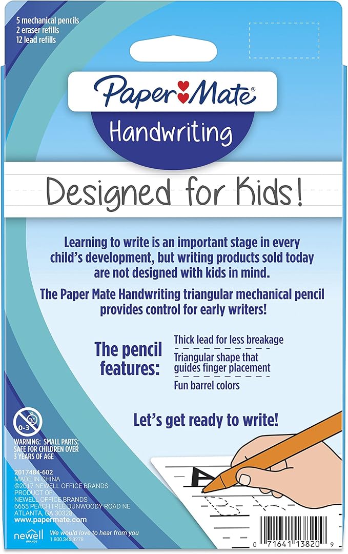 Paper Mate Handwriting Triangular Mechanical Pencil Set - Image 6