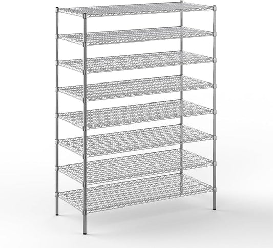 Regal Altair 24" Deep x 54" Wide x 74" Height Wire Shelving Kit | 8-Tier | NSF by Regal+Altair