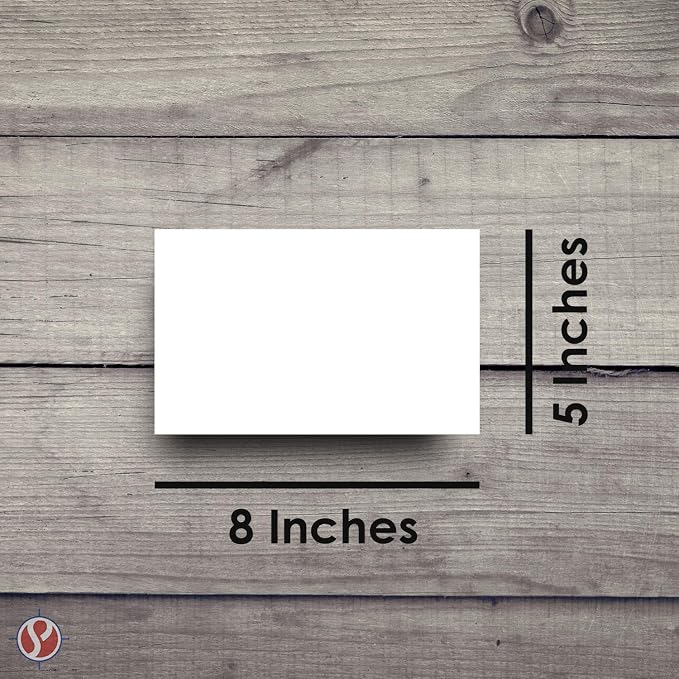 5 x 8" Blank White Memo Pads - Image 5