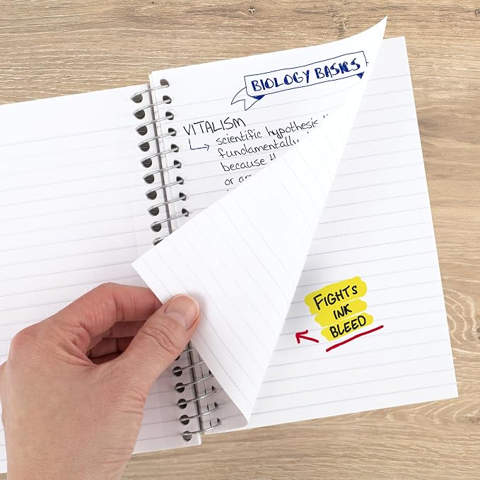 Five Star Spiral Notebook, 1 Subject, College Ruled Paper, 4-3/8" x 7" - Image 4
