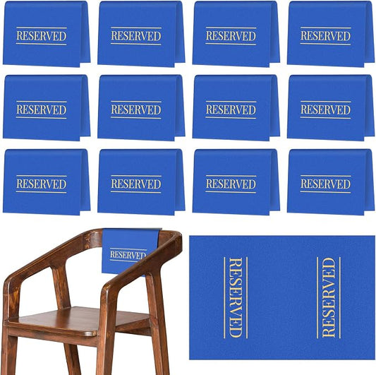 Buryeah 12 Pcs Reserved Seating Signs by Buryeah