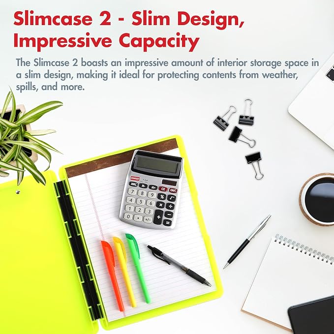 Dexas Slimcase 2 Plastic Clipboard - Image 2