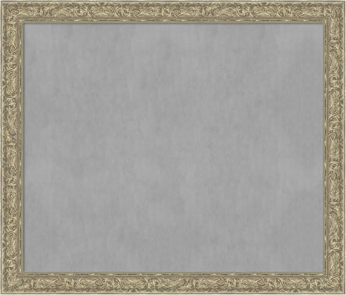 Amanti Art Silver Framed Magnetic Board 47x55 Oversize Vision Board by AmantiArt