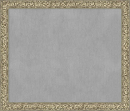 Amanti Art Silver Framed Magnetic Board 47x55 Oversize Vision Board by AmantiArt