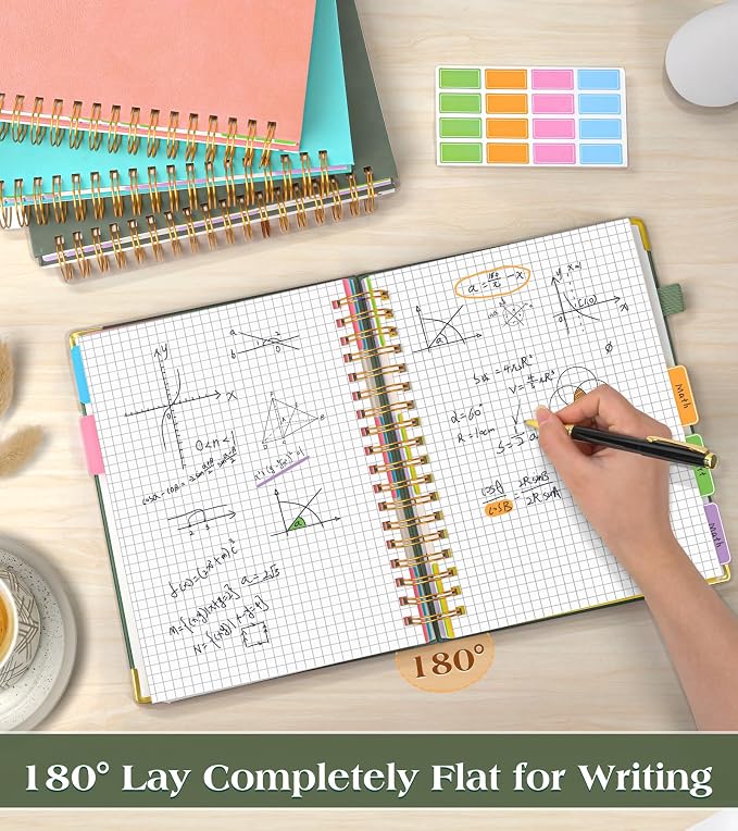 5 Subject Graph Paper Notebook - Image 6