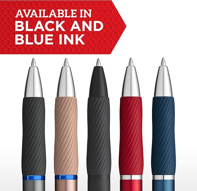 Sharpie S-Gel Pens, Sleek Metal Barrel, Matte Black, Medium Point - Image 3
