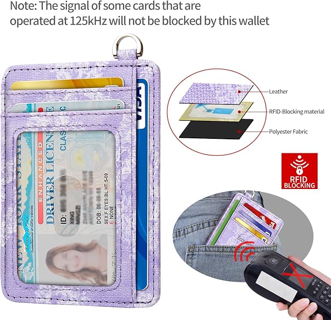 Slim Minimalist Front Pocket Wallet, RFID Blocking Credit Card Holder Wallet - Image 4