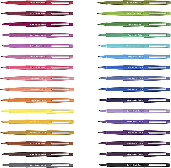 Paper Mate Flair Felt Tip Pens Medium Point Red 1 count - Image 10