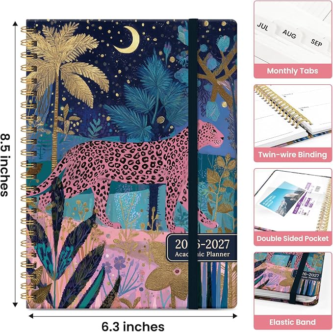 Planner 2026-2027, Academic Year Weekly and Monthly Calender Planner, from Jul - Image 4