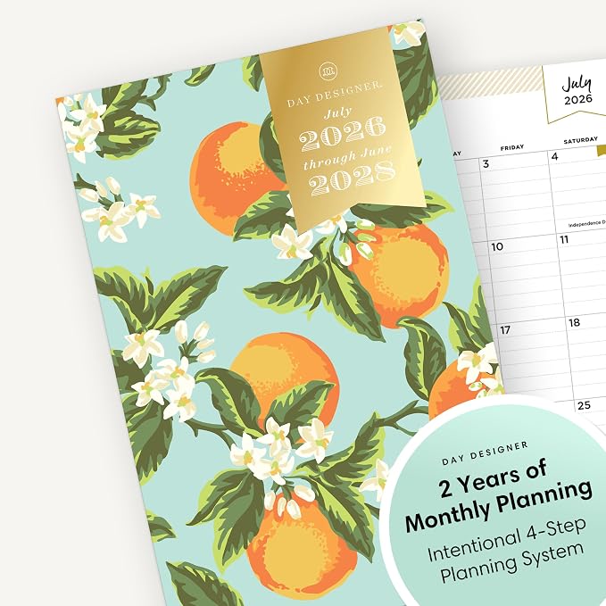 Blue Sky Day Designer 2026-2028 Monthly Academic Year 24 Month Planner Calendar - Image 5