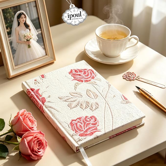 Anniversary Journal, Wedding Gifts, Rose Notebook - Image 6