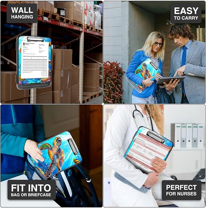 LYHXLYJH Clipboard with Storage, A4 Clipboards with Pen Holder, Heavy Duty - Image 6
