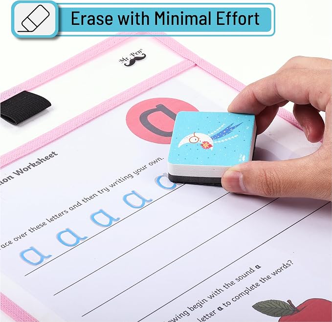 Mr. Pen- Mini Magnetic Dry Erase Erasers, 24 Pack, Boho Style | Small Magnetic - Image 4