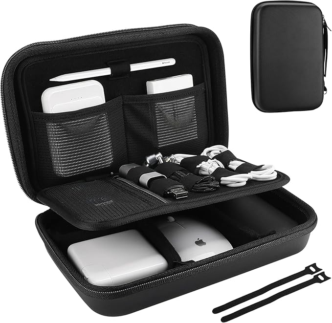ProCase Hard Travel Electronic Organizer Case by ProCase