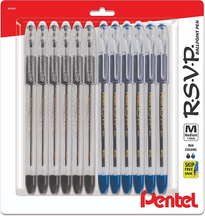 Pentel RSVP Medium Point Pens - Image 9