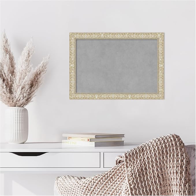 Amanti Art Silver Framed Magnetic Board 14x20 Small Vision Board - Image 7