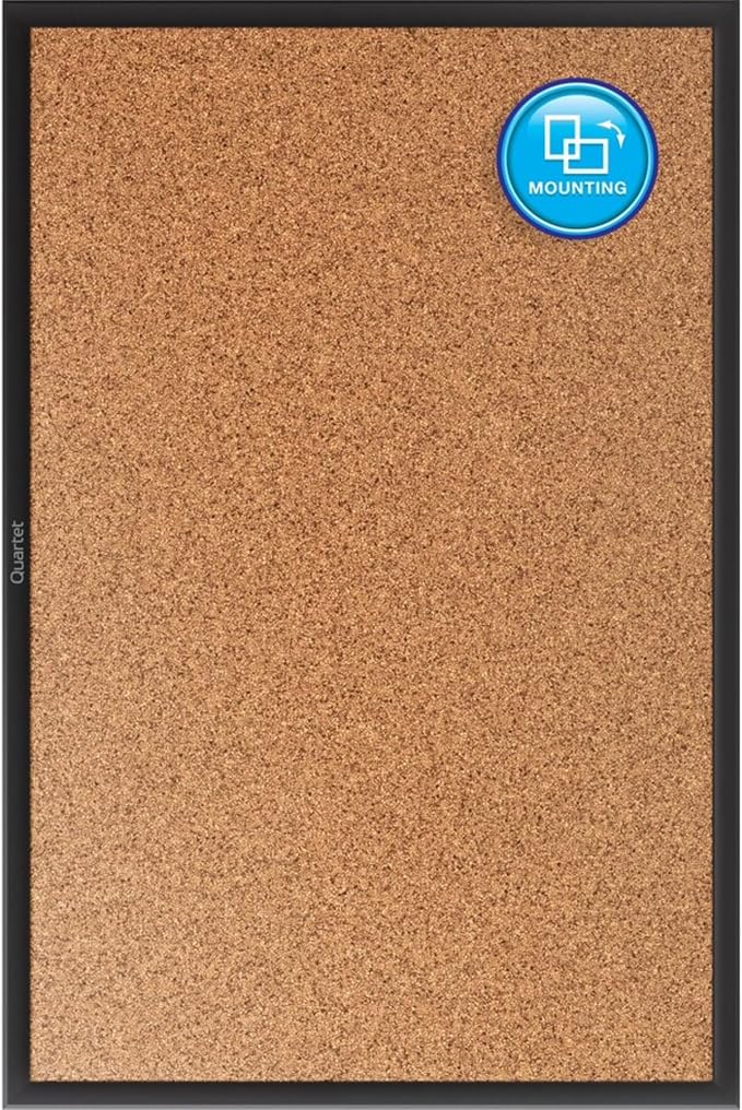 Quartet Cork Bulletin Board 72"W x 48"H Pin Board - Image 9