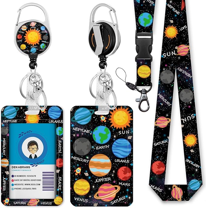 Giancomics Space Planet Sun Lanyards by Giancomics