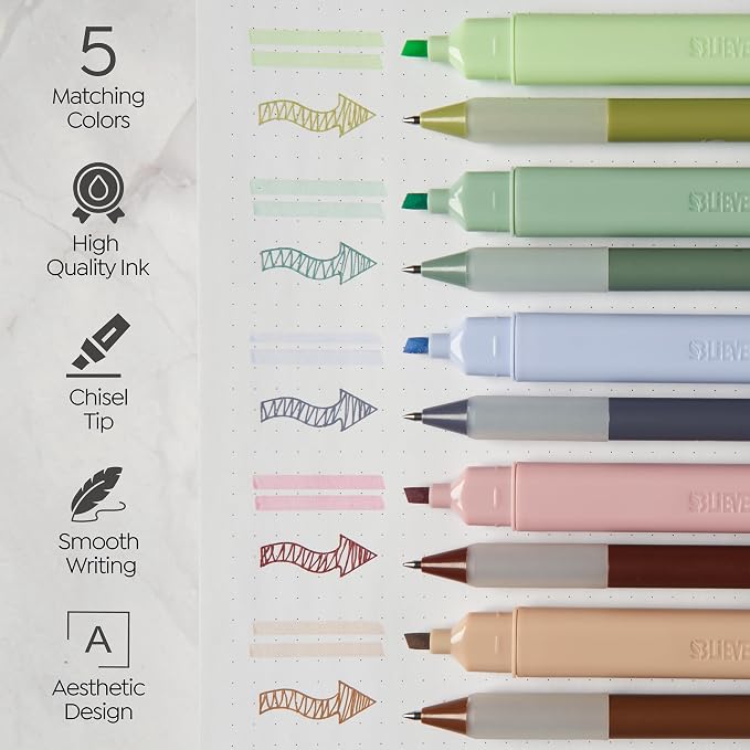 BLIEVE - Aesthetic Highlighters and Gel Pens - Image 2