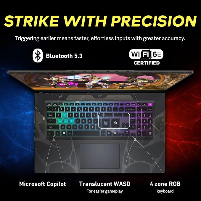 msi Cyborg 15.6" 144Hz FHD IPS Gaming Laptop, Intel Core 7-240H, 64GB RAM - Image 5