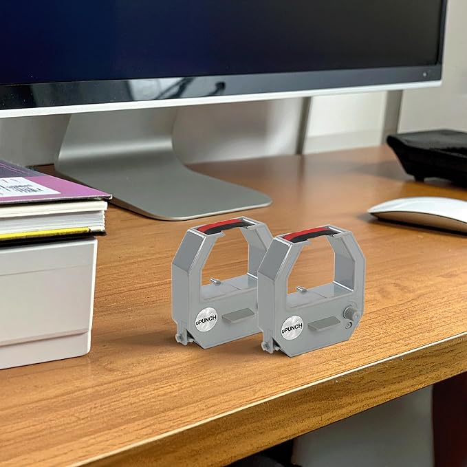uPunch Ink Ribbon for HN4000 Calculating Time Clock, 2-Pack-DeskLoop Office