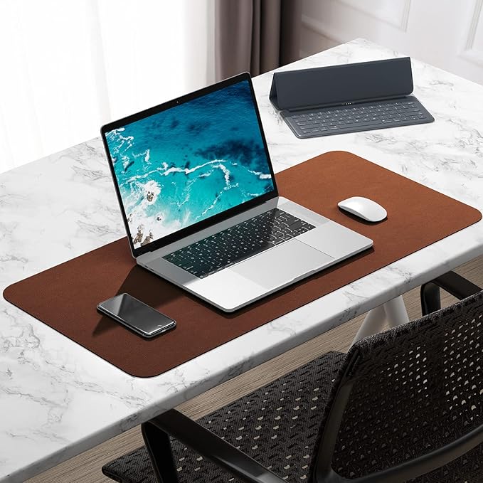 Hsurbtra Desk Pad, Waterproof Non-Slip Desktop Blotter Protector, Large Mouse - Image 7