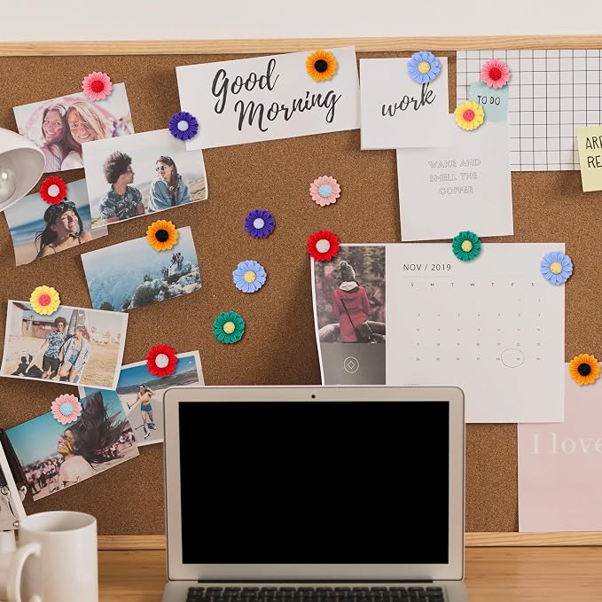 Decorative Cute Push Pins for Bulletin Board, Thumb Tacks, Cork Board Desk Wall - Image 6