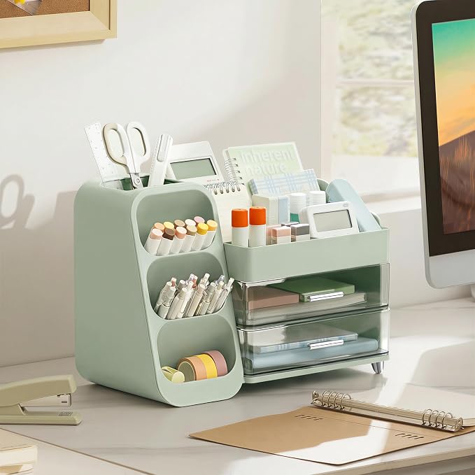 HBlife Desk Organizer with Pen Pencil Holder - Image 8