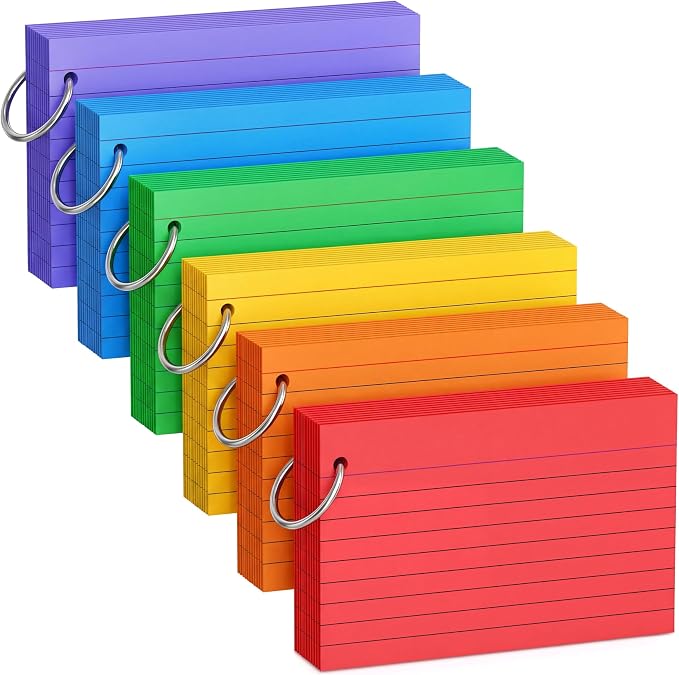 Colored Index Cards 3x5 Inch by MSKKSM