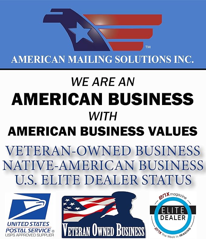 AMERICAN MAILING SOLUTIONS INC. | 2-Pack | Quadient IXINK1 Replacement Ink Cartridge for iX-1 Series Postage Meter-DeskLoop Office