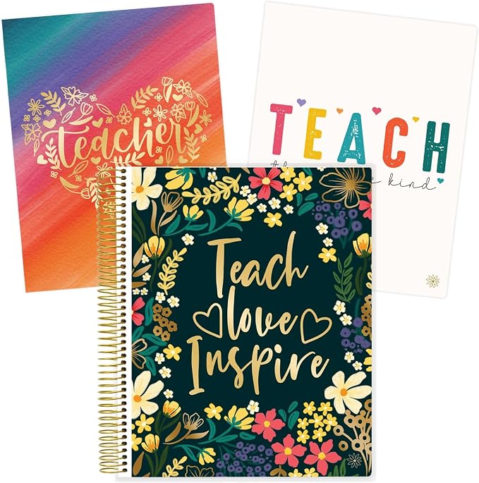 bloom daily planners Undated Academic Year Teacher Planner & Calendar by bloomdailyplanners