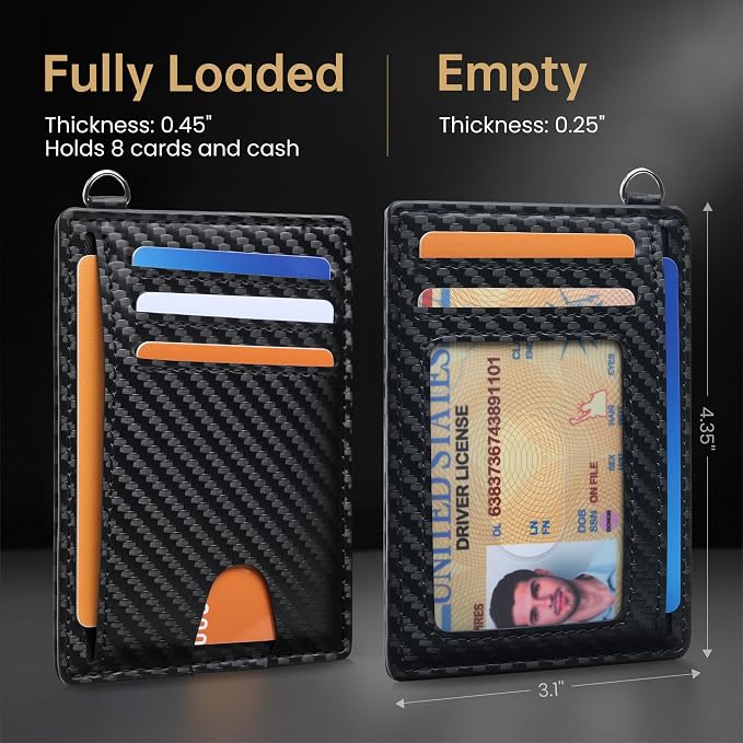 Mayski Slim Wallet, Credit Card Holder - Image 8