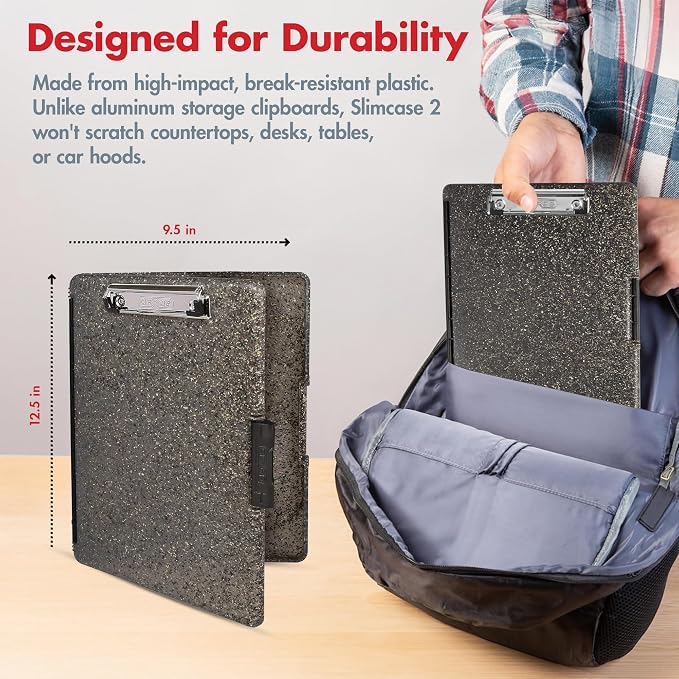 Dexas Slimcase 2 Plastic Clipboard - Image 3
