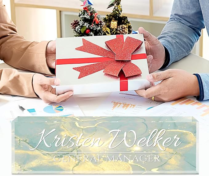 Name Plate for Desk, Desk Name Plate Personalized, Office Decor for Women Men - Image 5