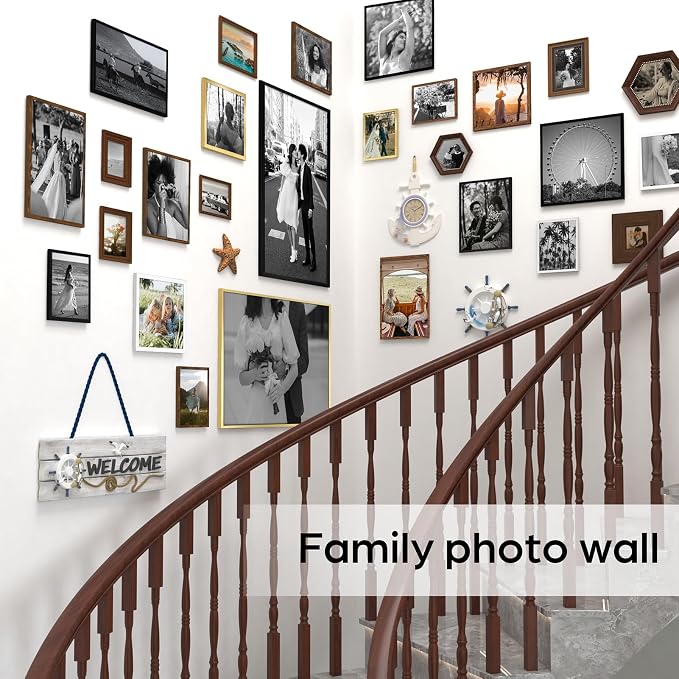 Giftgarden 6x8 Picture Frame White 6 x 8 Photo Frames Bulk - Image 5