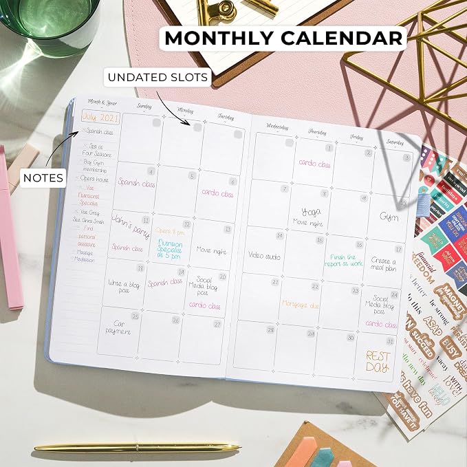 GoGirl Weekly Schedule Planner – Hourly Work & Life Planner - Image 4