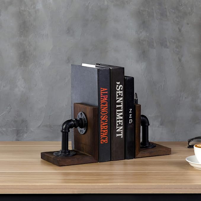 MyGift Book Ends Decorative, Bookends - Image 9