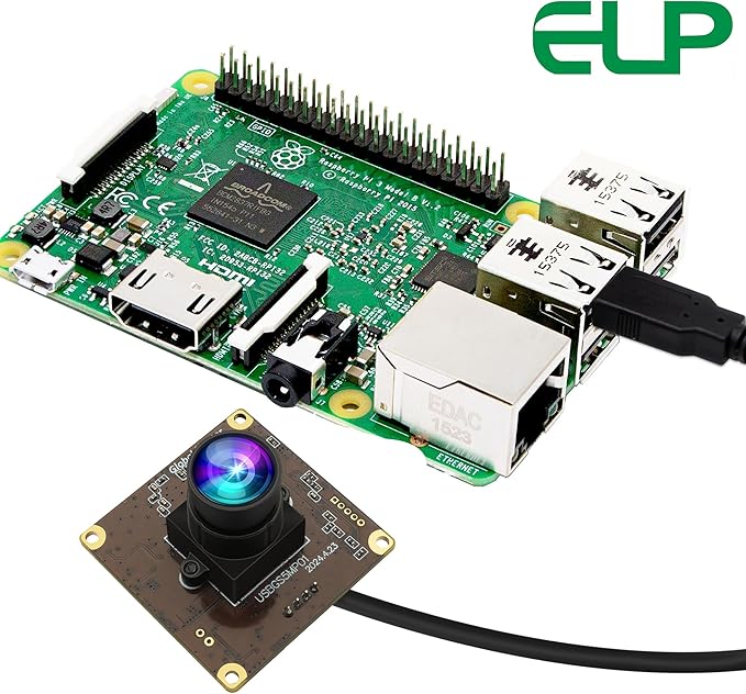 ELP 5MP Global Shutter 50fps USB Camera for Computer UVC USB2.0 Lightburn High Speed 60fps PC Web Camera Wide Angle for Live Streaming (100 Low Distortion Lens)-DeskLoop Office