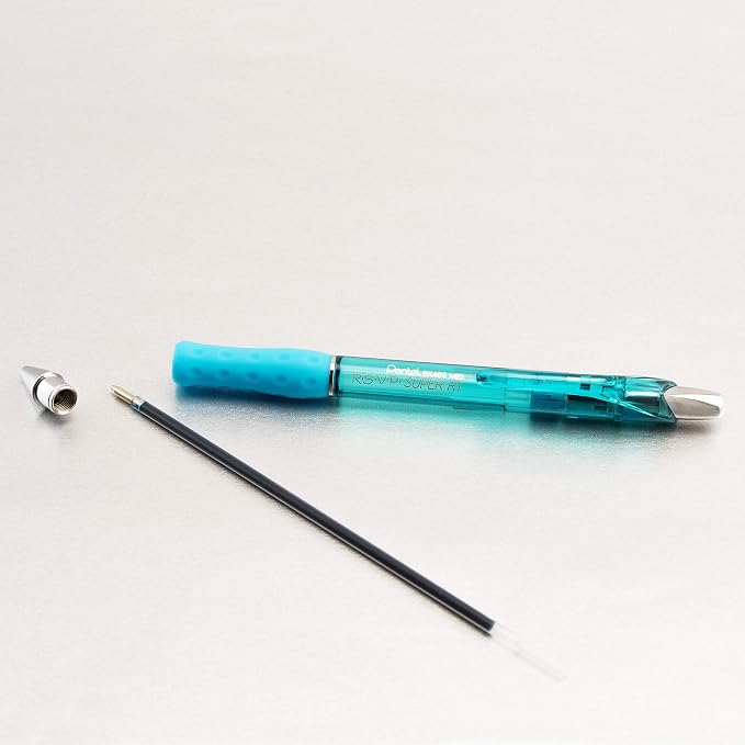 Pentel RSVP Super RT Ballpoint Pen, Medium Line, Sky Blue Ink - Image 5