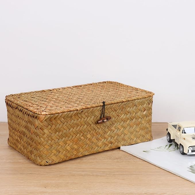 FEIALNDUO Wicker Shelf Baskets - Image 3