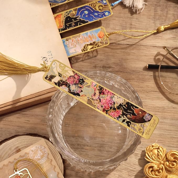 4 Pieces Bookmarks with Tassel - Image 5