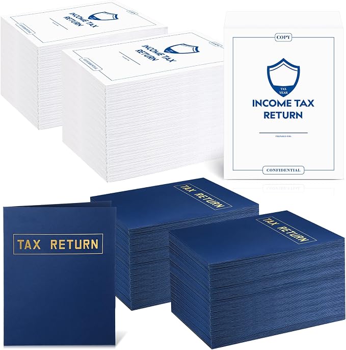 Kosiz 96 Pcs Tax Return Folders and Tax Return Envelopes Bulk 9 x 12 Inch 2 by Kosiz