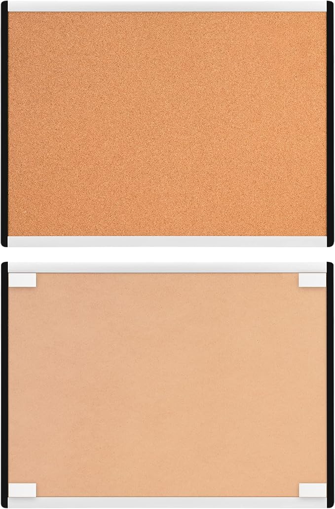 Amazon Basics Cork Bulletin Board, Lightweight, Aluminum/Plastic Frame - Image 8