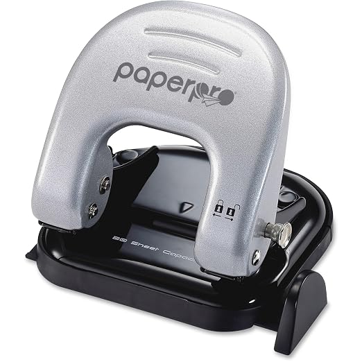 Bostitch Office EZ Squeeze Reduced Effort 2-Hole Punch, 2 Sheets, Locking Handle - Image 6