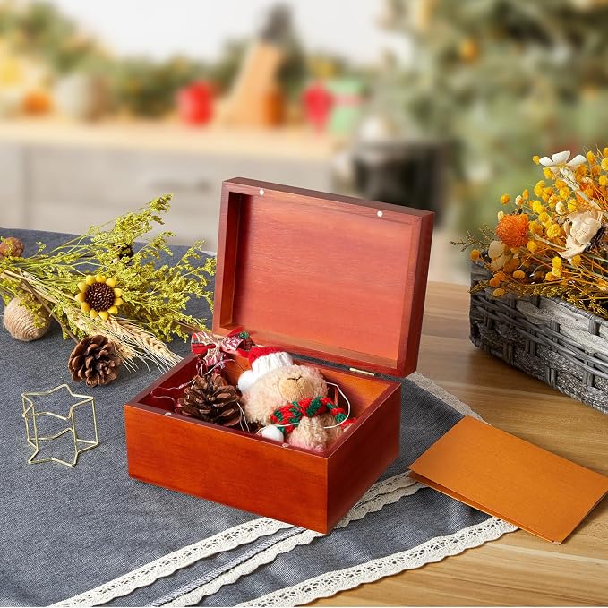 DRASTAR Keepsake Box, Wood Memory Box - Image 7