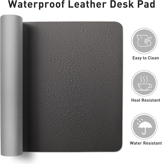 Aothia Faux Leather Desk Mat - Image 7