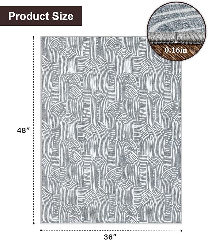 chakme Office Chair Mat for Hardwood Floor, Machine Wash - Image 2