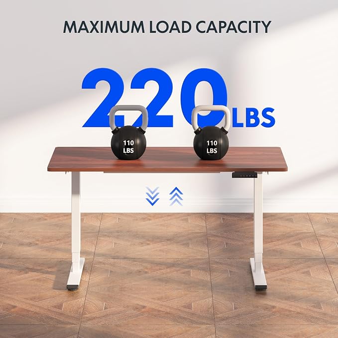 FLEXISPOT E6 3-Stage Dual Motor Electric Standing Desk 55 x 28 Sit Stand Up Desk - Image 8