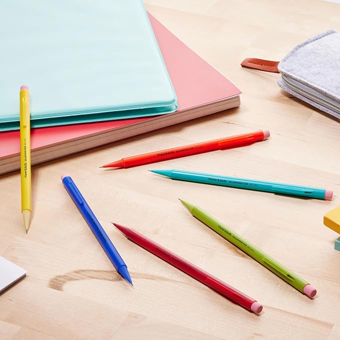 Paper Mate SharpWriter Mechanical Pencils Yellow | 0.7 mm | Shock-Absorbing Tip - Image 7
